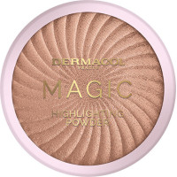 Kompaktais pūderis Dermacol Magic Highlighting Powder universāls mirdzums 10 g