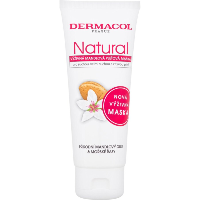 Barojoša mandeļu sejas maska ​​Natura l (Mandeļu sejas maska) 100 ml