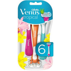 Venus Tropical vienreizlietojamie skuvekļi (6 gab.) – gluda, ērta skūšanās ar tropisku pieskārienu