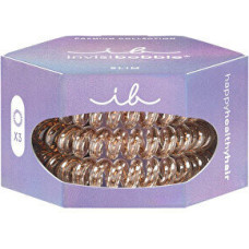 Spirālveida matu gumijas Invisibobble Slim Premium Bronze me Pretty, 3 gab.