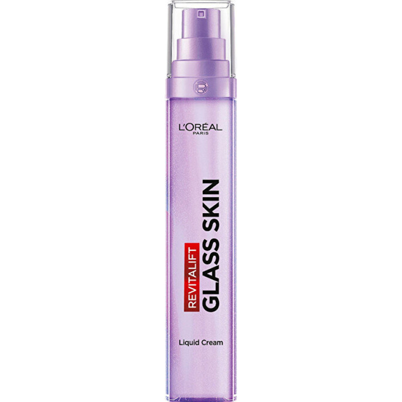 L'Oréal Paris Revitalift Filler Glass Skin šķidrās tekstūras krēms 50 ml – izgaismojošs dienas krēms visiem ādas tipiem