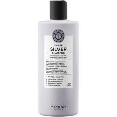 Dzeltenu toņu neitralizējošs šampūns gaišiem matiem Maria Nila Sheer Silver, 350 ml
