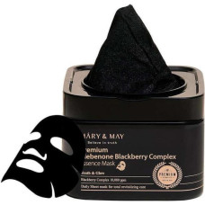 MARY&MAY Premium Idebenone Essence Mask - Loksnes maskas, 30 gab.