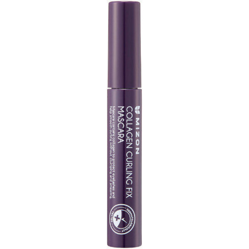 Mascara - MIZON - Kolagēna izliekšanas fiksācijas maskara - Ūdensizturīga - Melna - 6 ml