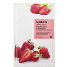 Loksnes sejas maska ar zemenēm Mizon Joyful Time Essence Mask Strawberry 1gab.