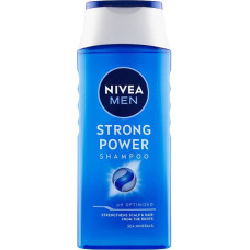 Šampūns NIVEA Men Strong Power, stiprinošs visiem matu tipiem