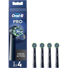 Zobu birstes galviņas - ORAL-B - Pro Cross Action - 4 gabali - Melna krāsa - Pieaugušajiem