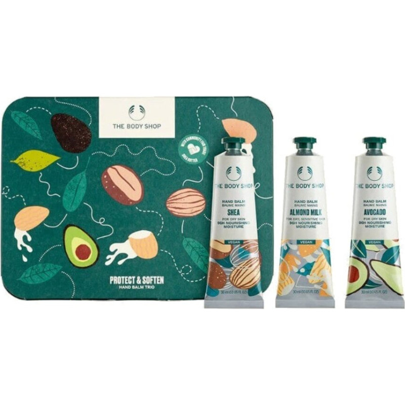 Roku balzama dāvanu komplekts The Body Shop G2 Trio 3 x 30 ml barojoša mitrinoša kopšana