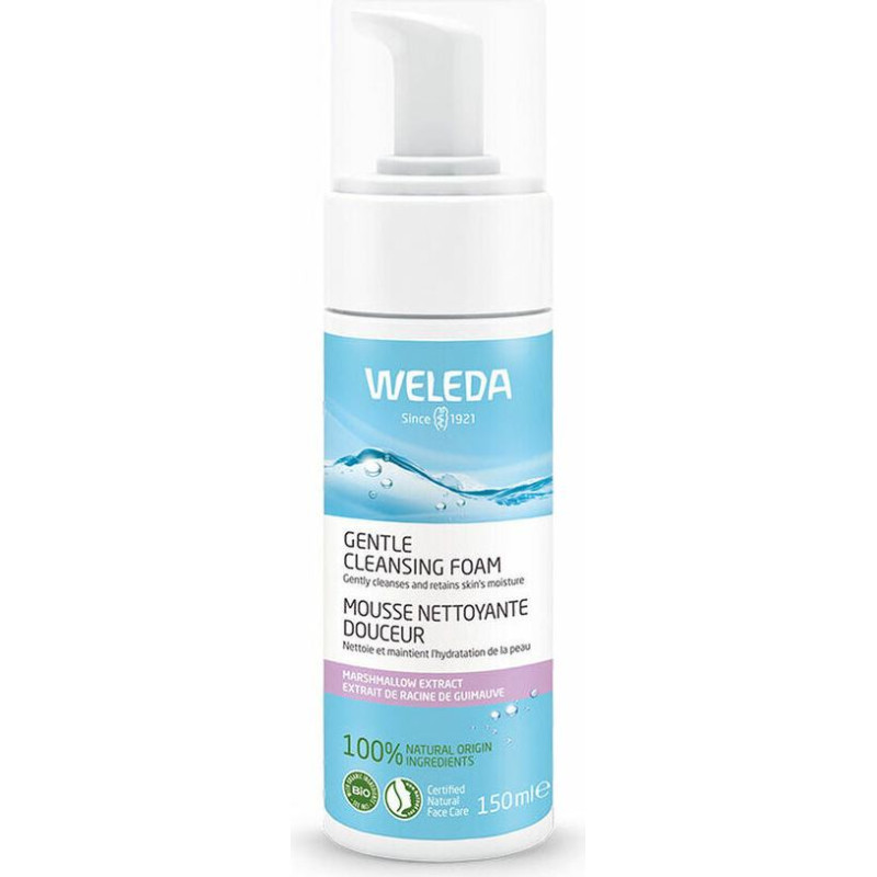 Tīrīšanas putas weleda maiga 150 ml mīksta