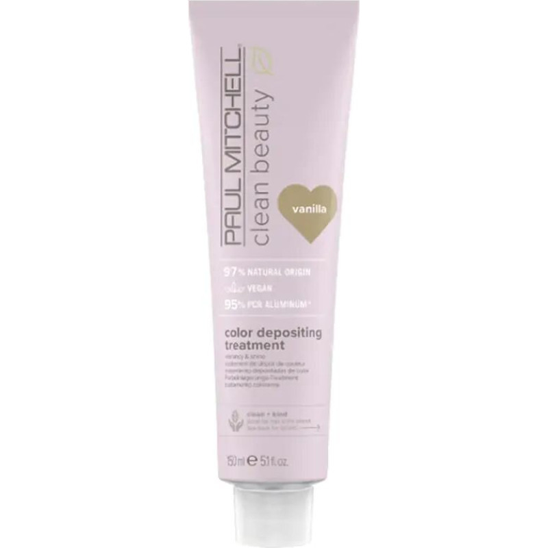 Krāsojoša matu maska ​​Paul Mitchell Clean Beauty Color Depositing Treatment 150ml - Vanilla