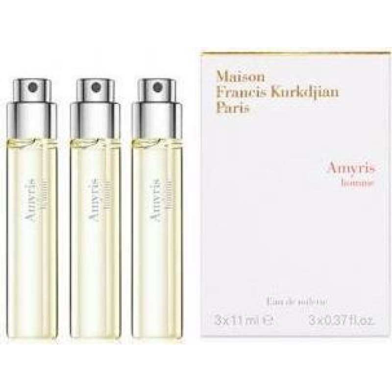 Tualetes ūdens komplekts Maison Francis Kurkdjian Amyris Homme EDT vīriešiem, 3x11 ml