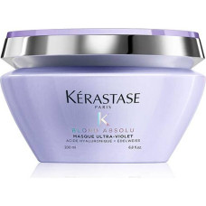 Matu maska dzeltena toņa neitralizēšanai Kerastase Blond Absolu Ultra-Violet 200 ml