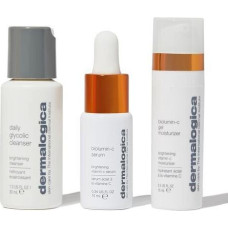 Komplekts Dermalogica Daily Brightness Boosters: mazgāšlīdzeklis, 30 ml + vitamīna C serums, 10 ml + mitrinošs gels, 15 ml
