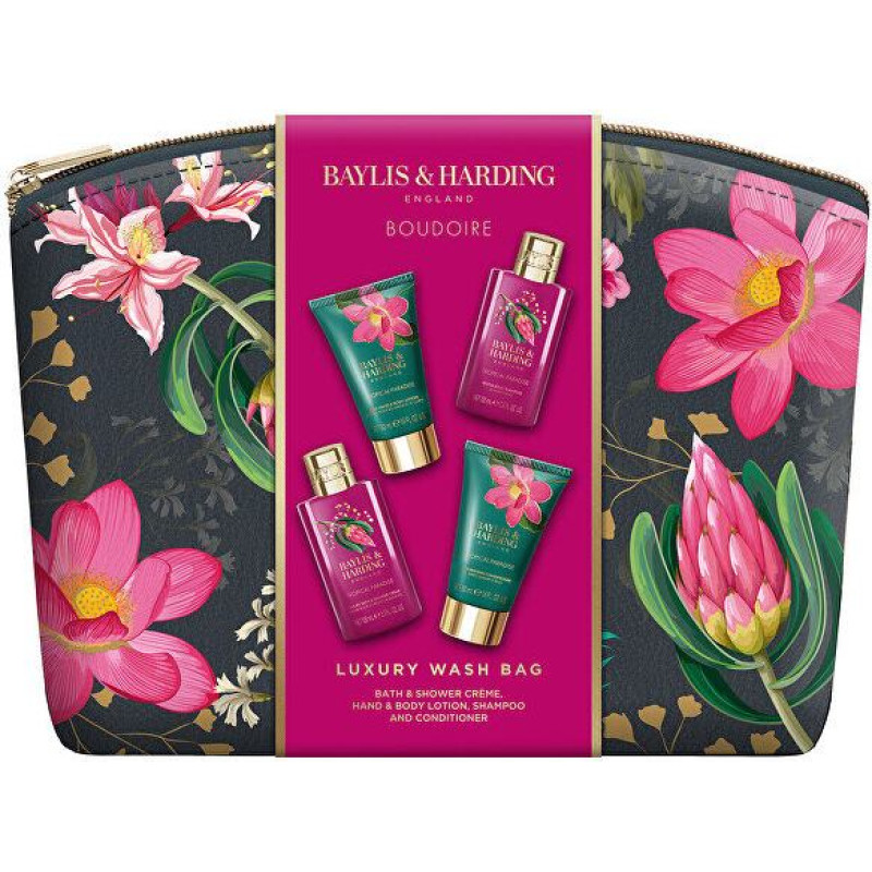 Ķermeņa kopšanas dāvanu komplekts Baylis & Harding Boudoire Tropical Paradise, 4 gab.