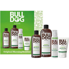 Komplekts Bulldog Original Morning Routine vīriešiem: šampūns, 300 ml + dušas želeja, 500 ml + deodorants, 125 ml + sejas krēms, 100 ml