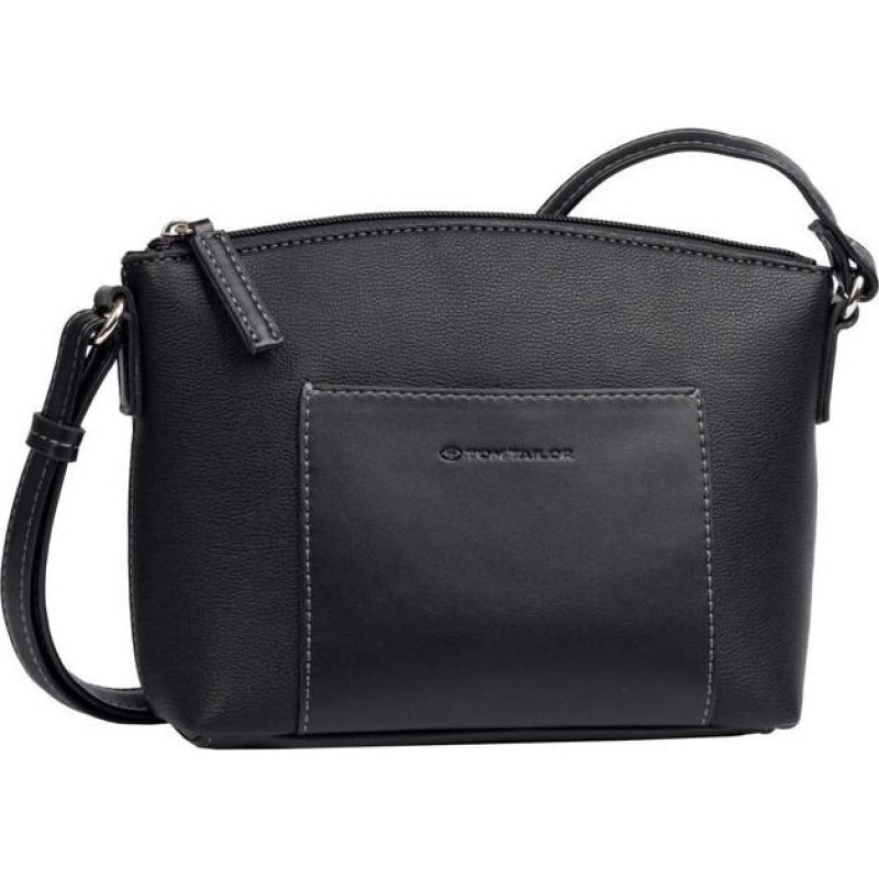 Plecu soma - TOM TAILOR - Amaris Cross Bag S - Melna - Poliuretāns - 25x17x8 cm