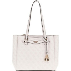 GUESS Sieviešu krēmkrāsas rozā soma - Katya Multi Comp Tote Baltais logs 311547