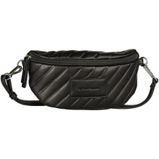 Plecu soma ar siksnu - TOM TAILOR - Mirela jostas soma - Melna - 25x15x7 cm - 205 g