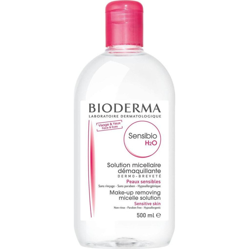Attīrošs micelārais ūdens Bioderma Sensibio H2O, 500 ml