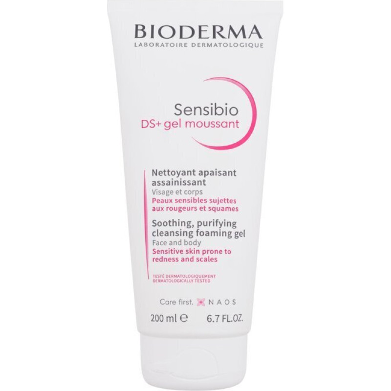Attīrošs putojošais gels Bioderma Sensibio DS+, 200ml