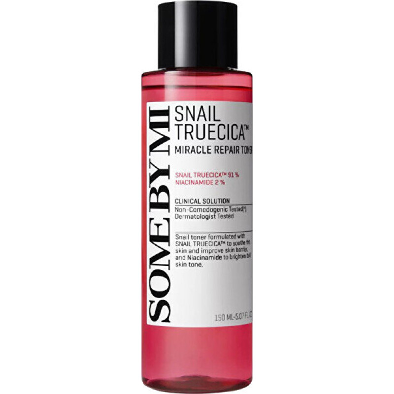 Toner - SOME BY MI SNAIL TRUECICA - 150ml - Atjauno ādu - Hipoalerģisks - 91% gliemeža ekstrakts