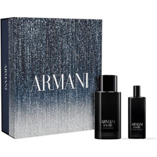 Dāvanu komplekts Giorgio Armani Armani Code Eau de Parfum 75 ml + 15 ml oriental woody, ilgnoturīgs, ceļojumu smaržu izsmidzinātājs