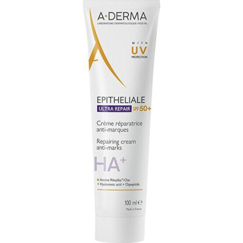 A-Derma Epitheliale A.H Ultra Remontējoša Aizsargājoša Krēms Pret Zīmēm SPF50+ 100ml