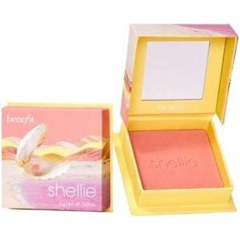 Blush - BENEFIT - SHELLI BLUSH POWDER - Rožu čaula - Dabisks finišs - Mitrumizturīgs