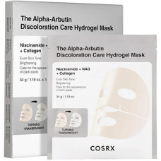 Sejas masku komplekts Discoloration Care hidrogelas maska 3 x 34 g