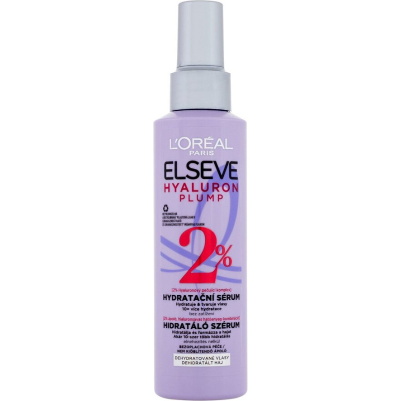 Mitrinošs serums ar 2% hialurona kopšanas kompleksu Elseve Hyaluron Plump, 150 ml