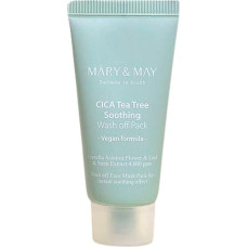 Mary&May CICA TeaTree nomierinošs mazgāšanas iepakojums 30g - nomierinoša krēma maska