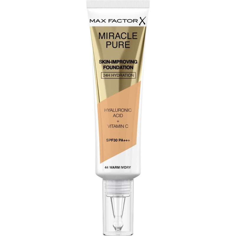 Grima pamats Max Factor Miracle Pure Skin-Improving 44 Warm Ivory, 30 ml