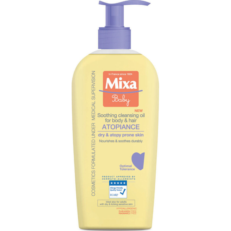 Mixa (Soothing Cleansing Oil For Body & Hair ) 250 ml