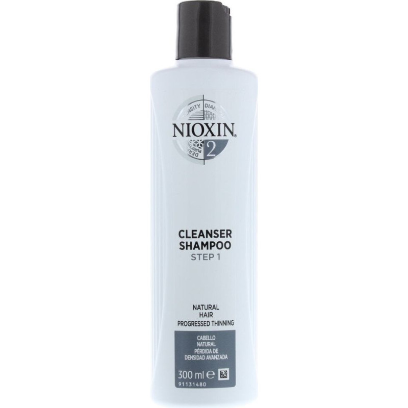 Nioxin 2 - Šampūns matu novājēšanai - 1. solis x 300ml