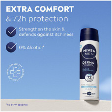 Pretsviedru sprejs NIVEA Men Derma Control Defend 72h aizsardzība 150 ml