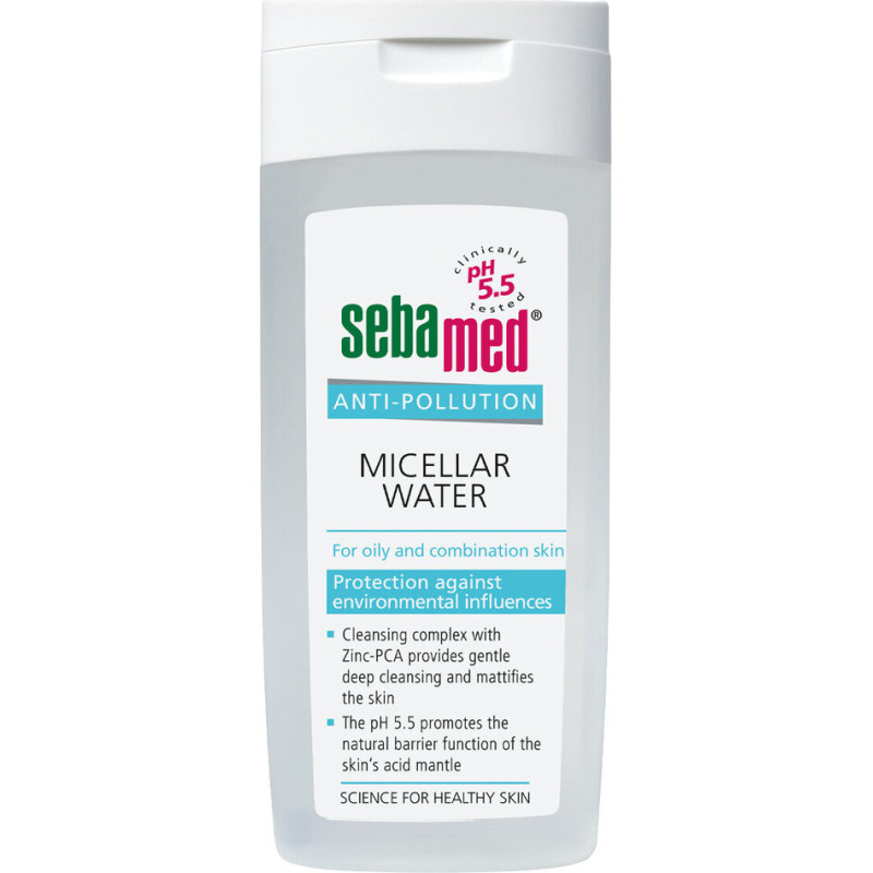 Micelārais ūdens taukainai un kombinētai ādai Sebamed, 200 ml