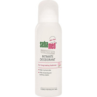 Dezodorants aerosols Sebamed Intimate Deodorant 125 ml ar alveju un ilgi saglabājošu svaigumu