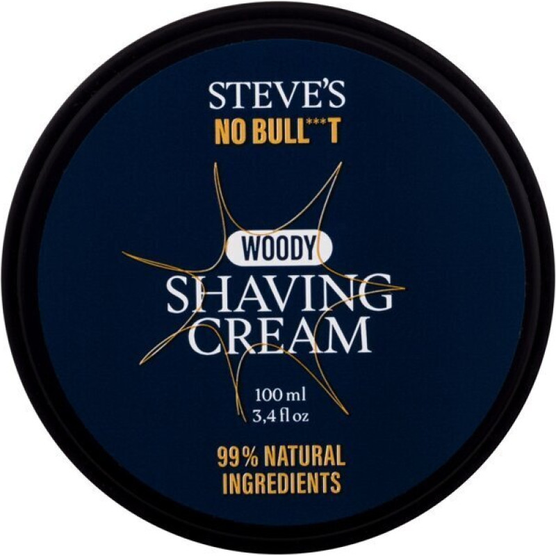 Skūšanās krēms Steve's No Bull***t Woody Shaving Cream, 100 ml