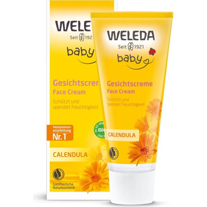 Krēms - Weleda - Kalendula - 50 ml - Hipoalerģisks - Jutīgai ādai
