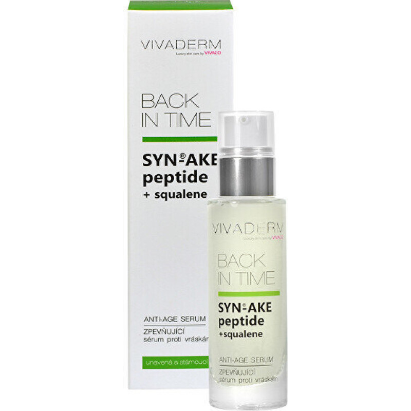 Nostiprinošs serums pret grumbām Vivaco Vivaderm Syn-Ake peptīds, 30 ml