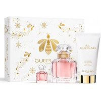 Komplekts Mon Guerlain sievietēm: EDP Parfimērijas ūdens, 50 ml + ķermeņa losjons, 75 ml + EDP Parfimērijas ūdens, 5 ml
