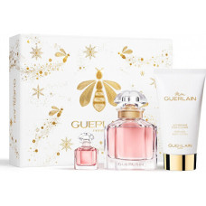 Komplekts Mon Guerlain sievietēm: EDP Parfimērijas ūdens, 50 ml + ķermeņa losjons, 75 ml + EDP Parfimērijas ūdens, 5 ml