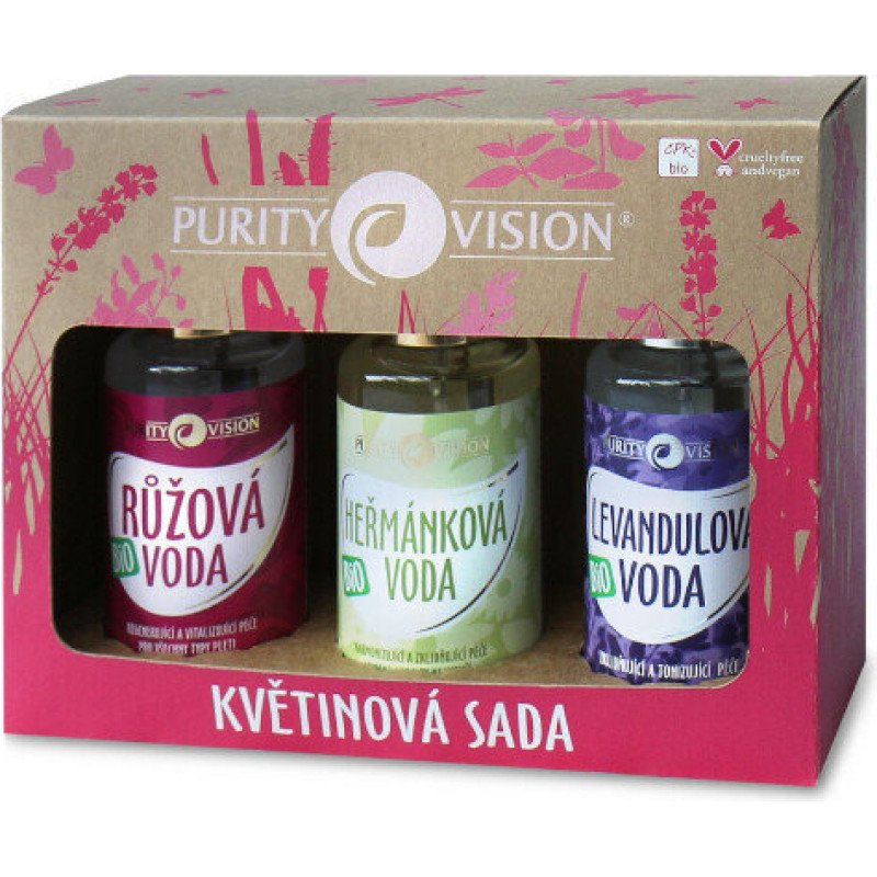 Sejas ādas kopšanas līdzeklis Purity Vision Ziedu komplekts