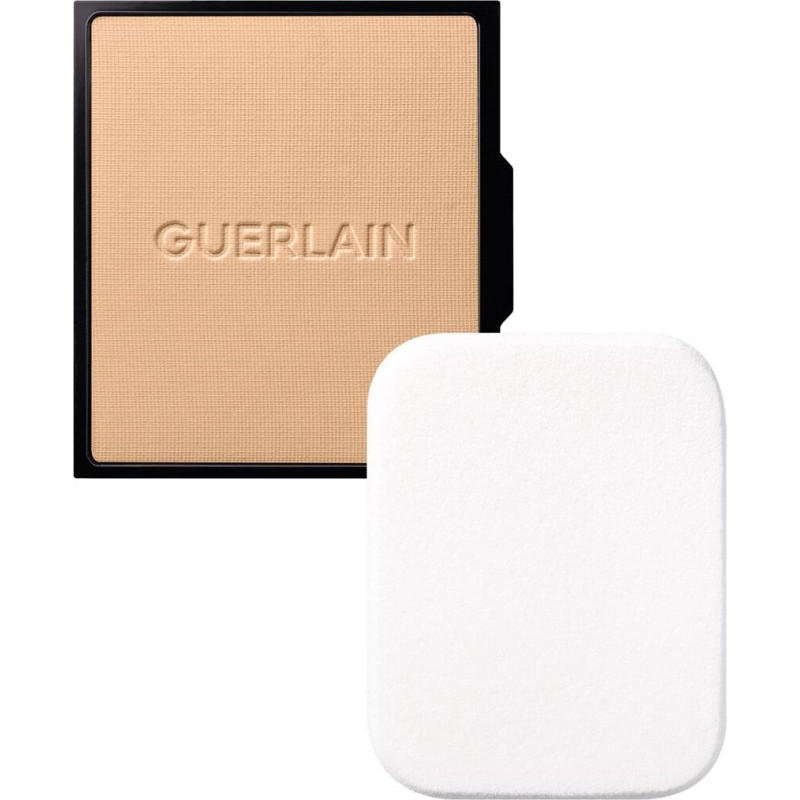 Kompaktais pūderis Guerlain Parure Gold Skin Control 3N, matēts, ar augstu maskēšanas spēju, papildinājums