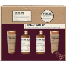 Dāvanu komplekts Baylis & Harding The Fuzzy Duck Bergamot Hemp Sandalwood 6 daļu vīriešu kopšanas kolekcija