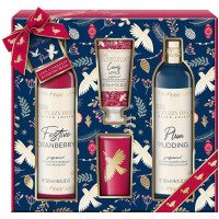 Baylis & Harding Ziemas Karaļvalsts dāvanu komplekts 4 gab. – grezna ziemas ķermeņa kopšanas kolekcija