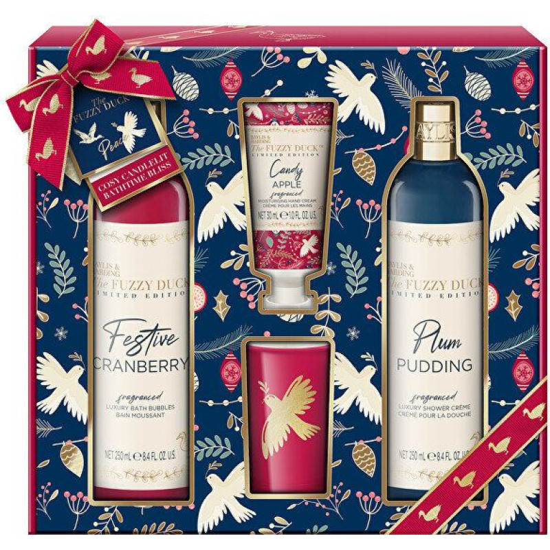 Baylis & Harding Ziemas Karaļvalsts dāvanu komplekts 4 gab. – grezna ziemas ķermeņa kopšanas kolekcija