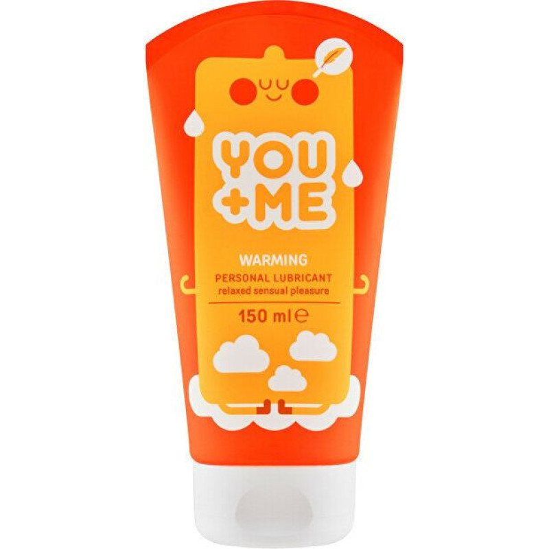 YOU&ME Sildoša lubrikanta gels 150 ml – zīda maiguma intimitāte ar maigu siltumu