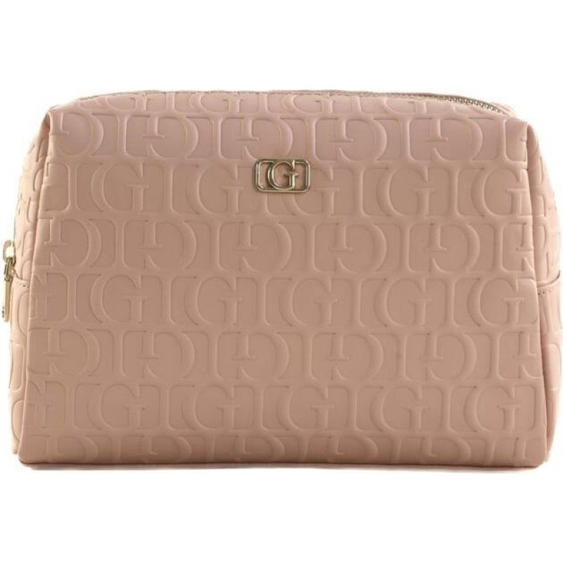 GUESS rožaina sieviešu tualetes soma - Television Large Top Zip kosmētikas soma Orhideja 298792