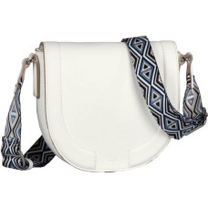 Plecu soma - TOM TAILOR - Nani Saddle Bag - Balta - 100% poliuretāns - 22x16x6 cm